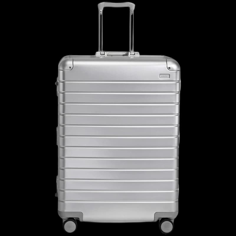 Away aluminum suitcase