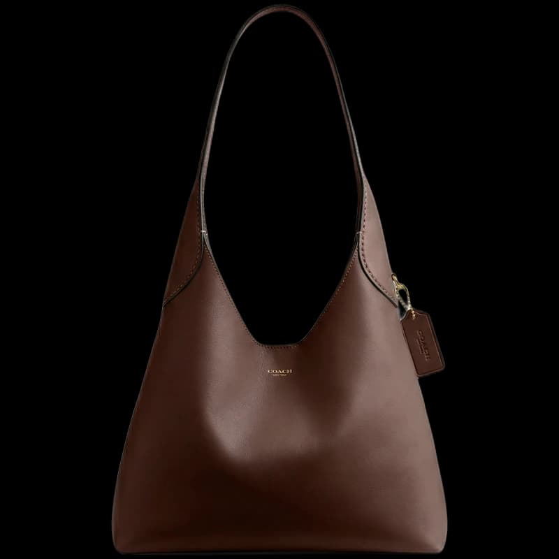 Coach leather shoulder bag
